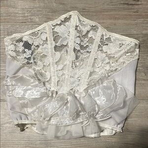 Super Cute Elegant White Lace Corset Top Fairy 🧚✨